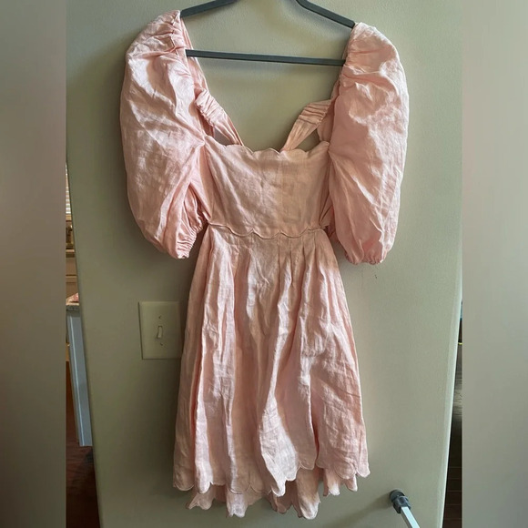 Mable Marlee Scallop Embo Dress Size Large - Picture 4 of 10